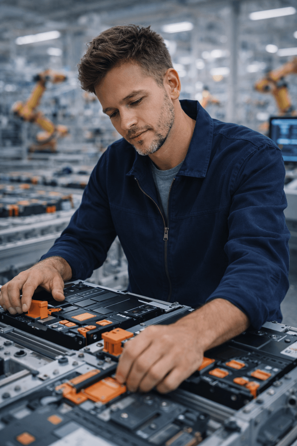 EV engineer portrait